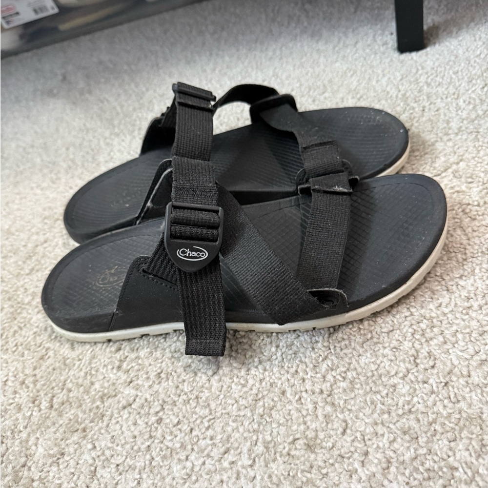 Chaco Black Adjustable Strap Sandals